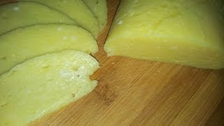 домашний твердый сыр из творога