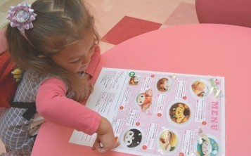 Красочное меню для ребенка